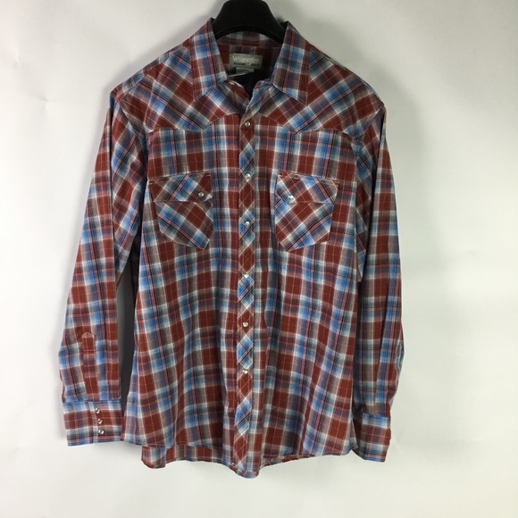 wrangler pearl button shirts